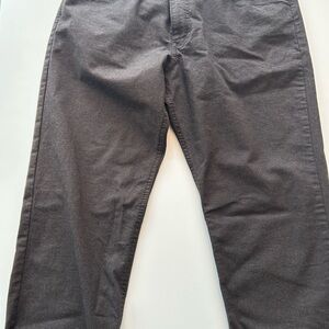 Classic Black Straight-Leg Pants